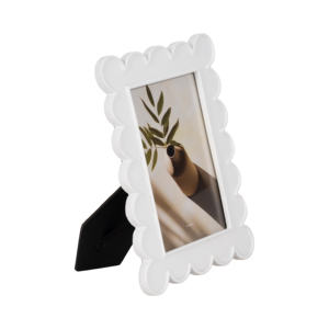 Cornice Decorativa con Bordo Ondulato 4x6 Pollici in Resina per Foto, Decorazione Casa, Tavolo, Mensola, Soggiorno - Product Image 2