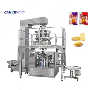 Automatic Weighing Doypack Packaging Premade Bag Fry French Potato Chips Packing Machine