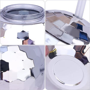 Yaratıcı 20oz plastik disko topu kokteyl su bardağı gümüş disko topu İçme kupası gece kulübü Bar için parti noel düğün - Product Image 4