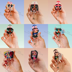 Regali per Operatori Sanitari, Divertente Porta Badge per Infermieri, Clip per Carte d'Identità <span class=keywords><strong>in</strong></span> Acrilico per Infermieri - Product Image 2