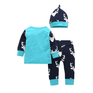 Ropa de Diseñador de Moda Infantil, Conjuntos de Rompers de Algodón para Bebés Niños, Hechos en China - Product Image 2