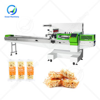 OCEAN Machine entièrement automatique pour emballage de biscuits en forme d'oreiller Tortilla