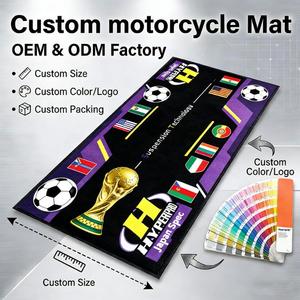 Alfombrillas de estacionamiento de fábrica personalizadas para motocicletas, tapetes de goma de nailon para motocross para <span class=keywords><strong>garaje</strong></span> - Product Image 1