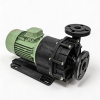 Pompe à eau électrique industrielle en plastique PP+GF KDG-J16 3 hp, pompe centrifuge à entraînement magnétique, résistante à la corrosion aux acides et aux alcalis