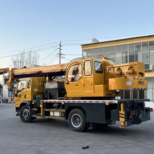 Grúa de Camión de 12 Toneladas, Grúa de <span class=keywords><strong>Tres</strong></span> <span class=keywords><strong>Ejes</strong></span> Montada en Camión para Elevación en Construcción General - Product Image 6