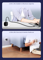 Kabel Data USB-C Pengisian Cepat PD 65W Harga Pabrik LDNIO, Kabel Tipe-C ke Tipe-C Pengisian Cepat PD dan QC untuk Ponsel
