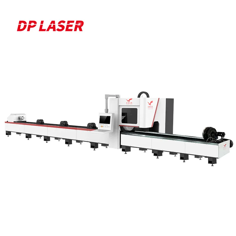 DP Laser Drei-Chuck-Laser rohrs chneide maschine 3000W 6000W 12000W Metallrohr schneiden MAX Raycus BWT Laser quelle