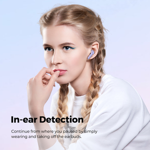 หูฟังไร้สาย SoundPEATS รุ่นขายดี <span class=keywords><strong>Air3</strong></span> <span class=keywords><strong>Deluxe</strong></span> HS สีม่วง พร้อมการรับรองคุณภาพเสียงระดับ Hi-Res และโหมดเล่นเกมแบบ Latency ต่ำ 0ms - Product Image 6