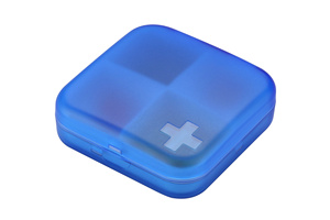 4 Compartment Cross Plastic <strong>Pill</strong> <strong>Box</strong> Portable <strong>Mini</strong> Travel Medicine <strong>Organizer</strong> For <strong>Pills</strong> Vitamins Jewelry Storage - Product Image 3