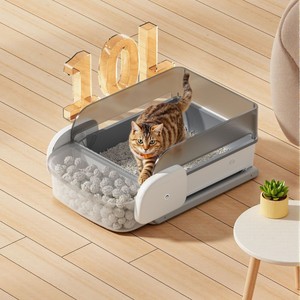 Caja de arena inteligente para gatos Petwant de 100 L, rectangular, controlada por aplicación, automática, para gatos - Product Image 4