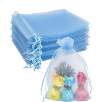 Sacs cadeaux en organza à cordon de serrage pour bijoux, service à domicile, en gros, pour mariages, fêtes, Noël, sacs de faveur pour festivals, prêts à expédier maintenant