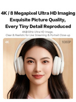 Webcam USB UGREEN 4K 30FPS 8MP avec autofocus et microphone à double réduction de bruit