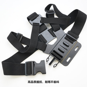 Harnais de caméra professionnel de style utilitaire en nylon de 3,8 cm de largeur pour montage de caméra d'action modèle Gopro B - Product Image 2