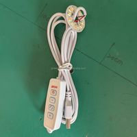 Carte de circuit imprimé LED 5V dimmable double blanc CCT SMD2835 31mm alimentée par USB, source d'éclairage DIY avec câble USB