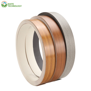 Cinta de sellado de bordes de PVC para decoración del hogar a precio asequible, venta directa de fábrica, tiras de borde de PVC de poliuretano blanco de 2 mm de color puro - Product Image 1