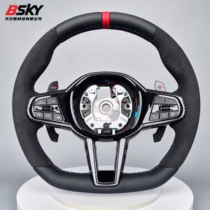 Volante Deportivo de Carreras de Fibra de Carbono y Cuero Perforado para <span class=keywords><strong>Toyota</strong></span> <span class=keywords><strong>Supra</strong></span> GR A90 A91 <span class=keywords><strong>MK</strong></span> V <span class=keywords><strong>MK</strong></span> <span class=keywords><strong>5</strong></span> <span class=keywords><strong>MK</strong></span> 4 2019-2025 - Product Image 5