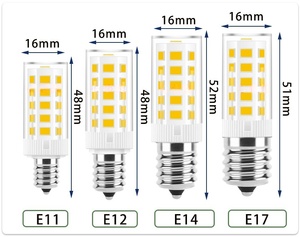 Bombilla de lámpara LED Corm, luz de vela, iluminación G4 G9 E11 E12 E14 E17 BA15S BA15D 5W Marm, blanco frío SMD2835, 360 grados - Product Image 4