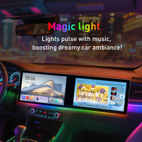 Autoradio Android universel à double écran de 21,6 pouces pour lecteur avec GPS, CarPlay, Android Auto, amplificateur, montage sur tableau de bord