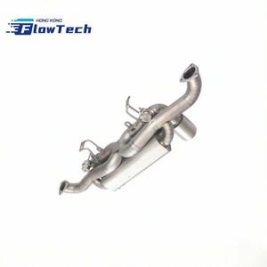 ท่อไอเสียแบบ Axle-Back วาล์วไทเทเนียมเกรด 5 พร้อมปลายท่อคู่เดี่ยว สำหรับ Porsche 718 GT4 RS 4.0L - Product Image 2