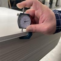 Panneau PVC multi-densité blanc 10 mm avec surface dure et noyau pour revêtement mural