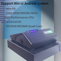 Nouvelle conception de terminal de point de vente tout-en-un, système de caisse complet pour supermarché, magasin, Win/Android