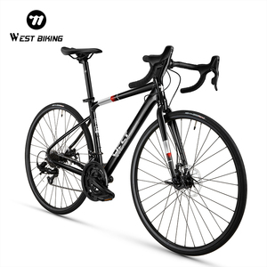 WEST BIKING Vélo de Route Léger pour Adultes, Bicyclette Confortable Tendance avec Cadre en Alliage d'Aluminium - Product Image 1