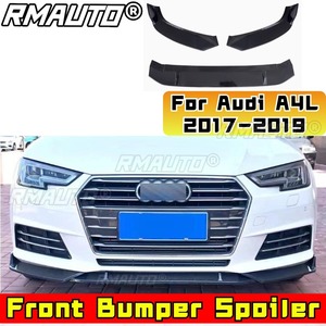 ลิ้นกันชนหน้ารถยนต์ สีดำเงา สำหรับตกแต่ง Audi A4L ปี 2017-2019 อุปกรณ์ป้องกันกันชน อะไหล่ตกแต่งรถยนต์ - Product Image 3