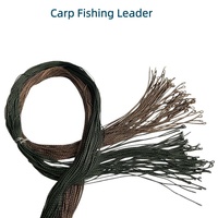 Ligne de pêche à la carpe Euro Carp, leader tressé camouflage, ligne de plomb, leaders pré-faits pour la pêche à la carpe, vente en gros