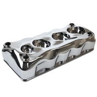 Couvre-culbuteurs haute performance en aluminium CNC et acier inoxydable, sur mesure par électroérosion à fil pour l'amélioration du moteur