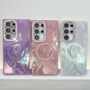 Venta caliente lente magnética funda protectora para teléfono móvil para <span class=keywords><strong>Samsung</strong></span> A17 S24 FE S23 S25Ultra A15 A25 A35 A55 <span class=keywords><strong>A54</strong></span> 5G cubierta - Product Image 2