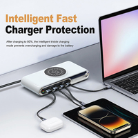 Chargeur sans fil intelligent multifonctionnel 5 en 1 à charge rapide QC3.0/QC2.0 9V/2A Type-C avec support de protection pour téléphone portable et bureau