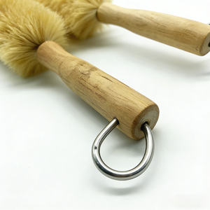 CTCC008 <span class=keywords><strong>Cepillo</strong></span> de limpieza de fibra <span class=keywords><strong>natural</strong></span> de sisal/coco con mango largo, <span class=keywords><strong>cepillo</strong></span> para limpiar huecos de coches, mango de madera - Product Image 4