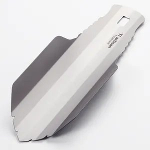 Spades shovels Pure Titanium Trowel Outdoor Compact Poop Shovel Trowel Multi Tool for Hiking Camping accessories