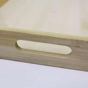 Plateau rectangulaire en bois de bambou Xingyida 853, style simple, pour la restauration, le barbecue, le pain, la pâtisserie, style japonais - Product Image 3