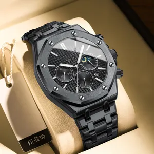 Reloj con logotipo personalizado para hombre, envío gratis, Quarzuhren Fur Herren