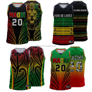 Fq מותאם אישית פולסיאני קעקוע כדורסל jerseys סמואה כדורסל מועדון ספורט ללבוש רסטה אימון כדורסל אחיד - Product Image 4