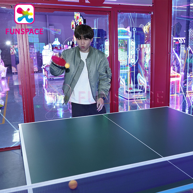 Funspace Coin Operated Indoor Ping-pong Sport AR/VR Simulator Interactve Table Tennis Game Machine