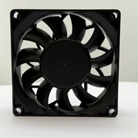 NOUVEAU Ventilateur de refroidissement électrique CC 8025MM 12V à double roulement à billes en matériau PBT ODM pour unité centrale de traitement
