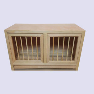 Boîte à pigeons d'élevage nichoirs vierges bon marché <span class=keywords><strong>Cage</strong></span> d'élevage de pigeons Cages à oiseaux en bois de marque privée - Product Image 2