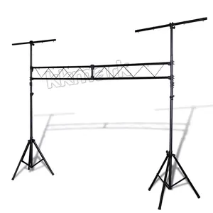 KKMARK Alluminio DJ Portatile Luce Apparecchio di Illuminazione Treppiede T Bar Stand