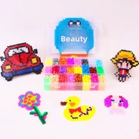 Perles Fusion Bead-Bead, recharge en plastique 264 couleurs, pack complémentaire 26 mm, 1 000 perles, kit de planche d'empilage de puzzle 3D