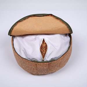 الفلين الطبيعي غطاء التأمل Zafu + حشو الحنطة السوداء الطبيعية Zabuton اليوغا تعزيز التأمل عالية الجودة - Product Image 5