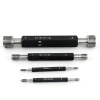 Jauge d'étanchéité NPT à filetage conique haute précision en acier GCr15, outil de mesure Go/No Go pour moules, tailles 1/16, 1/8, 1/4, 1/2, 3/4