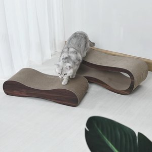 Lit pour <span class=keywords><strong>chat</strong></span> et grattoir 2 en 1 en carton personnalisé de grande taille, écologique, style classique, durable, sur le thème de Noël - Product Image 6