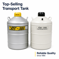 Yuxin Aviation – Conteneur Dewar LN2 de 30 L pour le transport d'azote liquide, flacon cryogénique antichoc pour le sperme de bœuf – Plus de 20 ans d'expérience