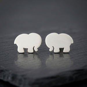 Boutons de manchette élégants en argent plaqué pour homme, motif éléphant, pour anniversaire et mariage - Product Image 3