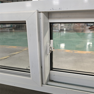 Conception personnalisée de fenêtres coulissantes à double vitrage Upvc pour maisons avec <span class=keywords><strong>moustiquaire</strong></span> - Product Image 3