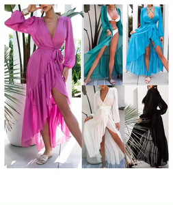 Sili Venta al por mayor de ropa de vestir Stock Mujeres Mezclado Bajo precio Moda Casual Top Traje de baño Faldas Ropa Vestidos de mujer No hay comentarios todavía - Product Image 1