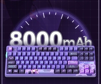 Keyboard Gaming Mekanik Kustom RGB Nirkabel dan Berkabel VGN V87 Baru, Pilihan Warna Beragam, Latensi Rendah dan Senyap untuk PC dan Laptop