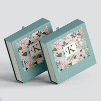 Boîte cadeau magnétique pliante de luxe avec logo personnalisé, emballages pour parfums et cosmétiques, vente en gros, boîte personnalisée avec impression sérigraphique